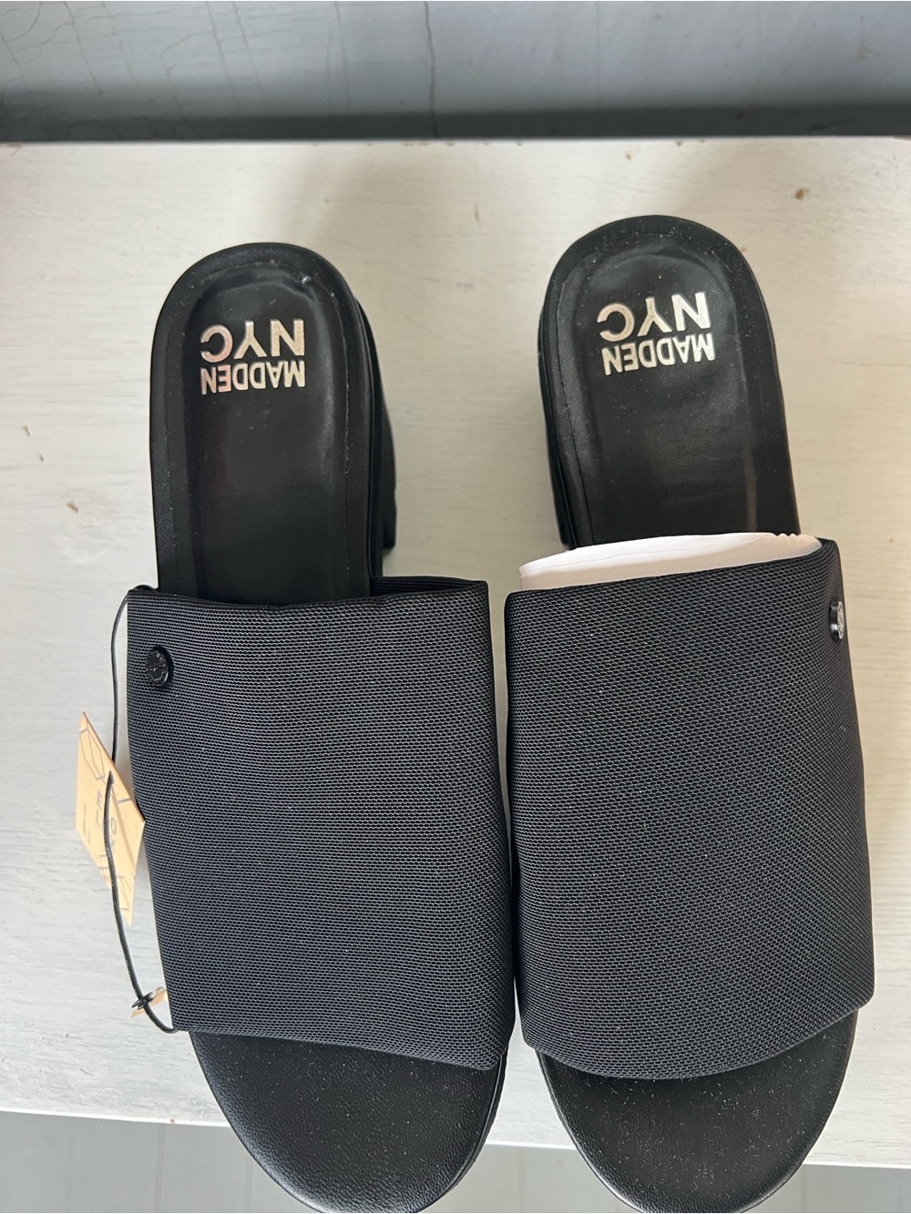Madewen NYC Men's Black Slip-On Slides